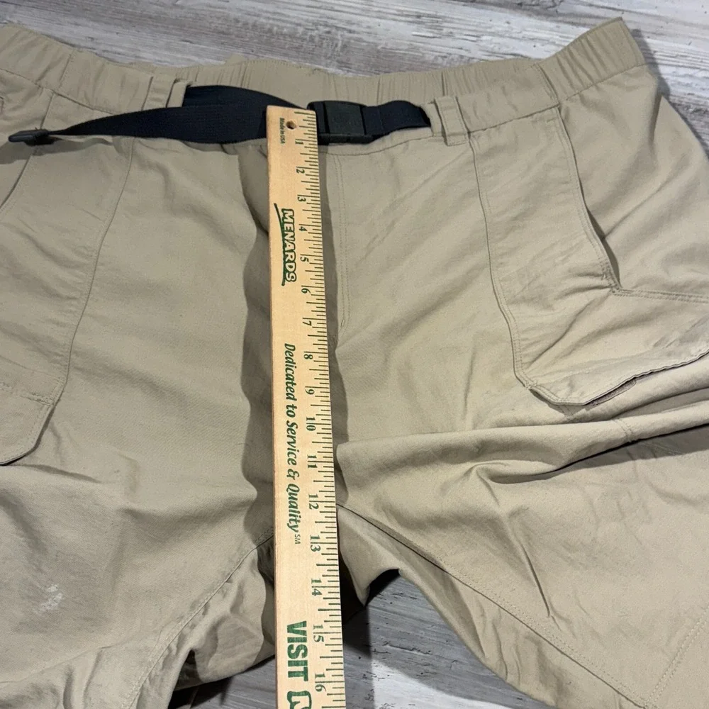 The North Face Pants Mens XXL Nylon Convertible Cargo Belted Shorts Hiking